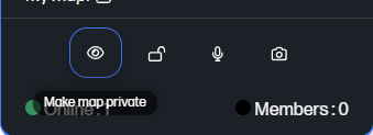 Disable visibility, lock mode and disable voice/video chat